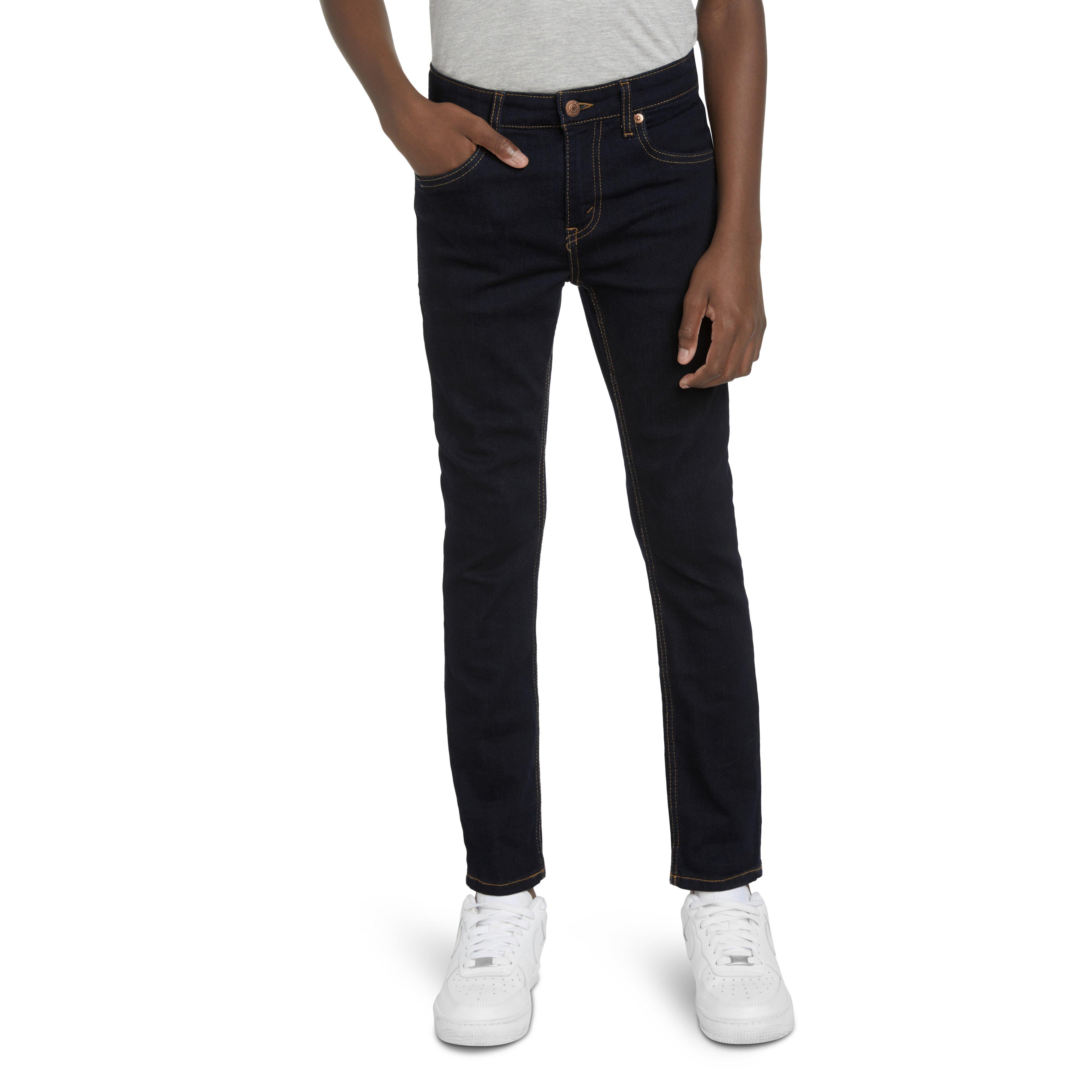 Levi's Big Boys' 510 Eco Performance Skinny Fit Dark Wash Dk Blue Denim Jeans - DK BLUE